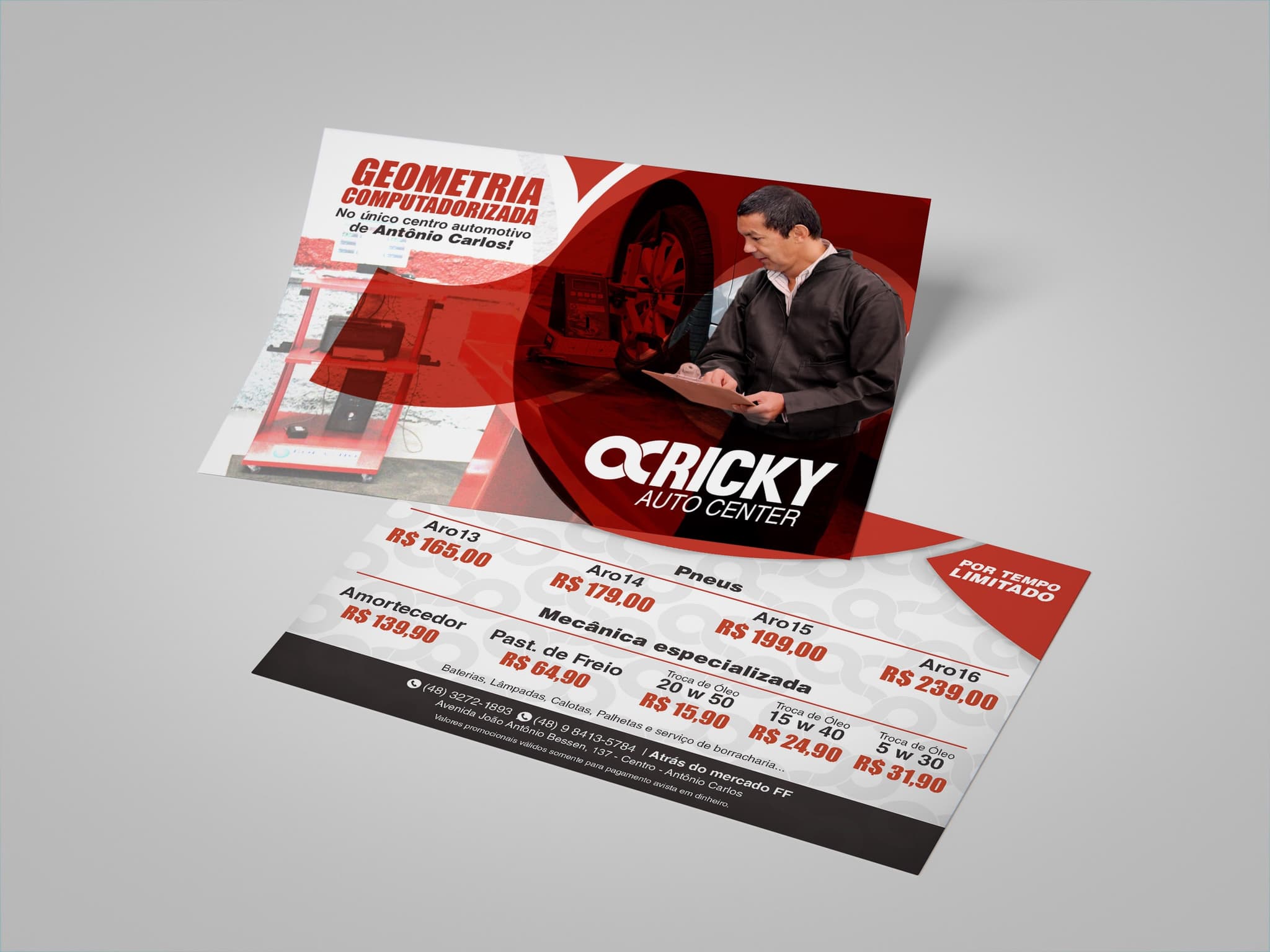 Flyer de campanha do Ricky Autocenter