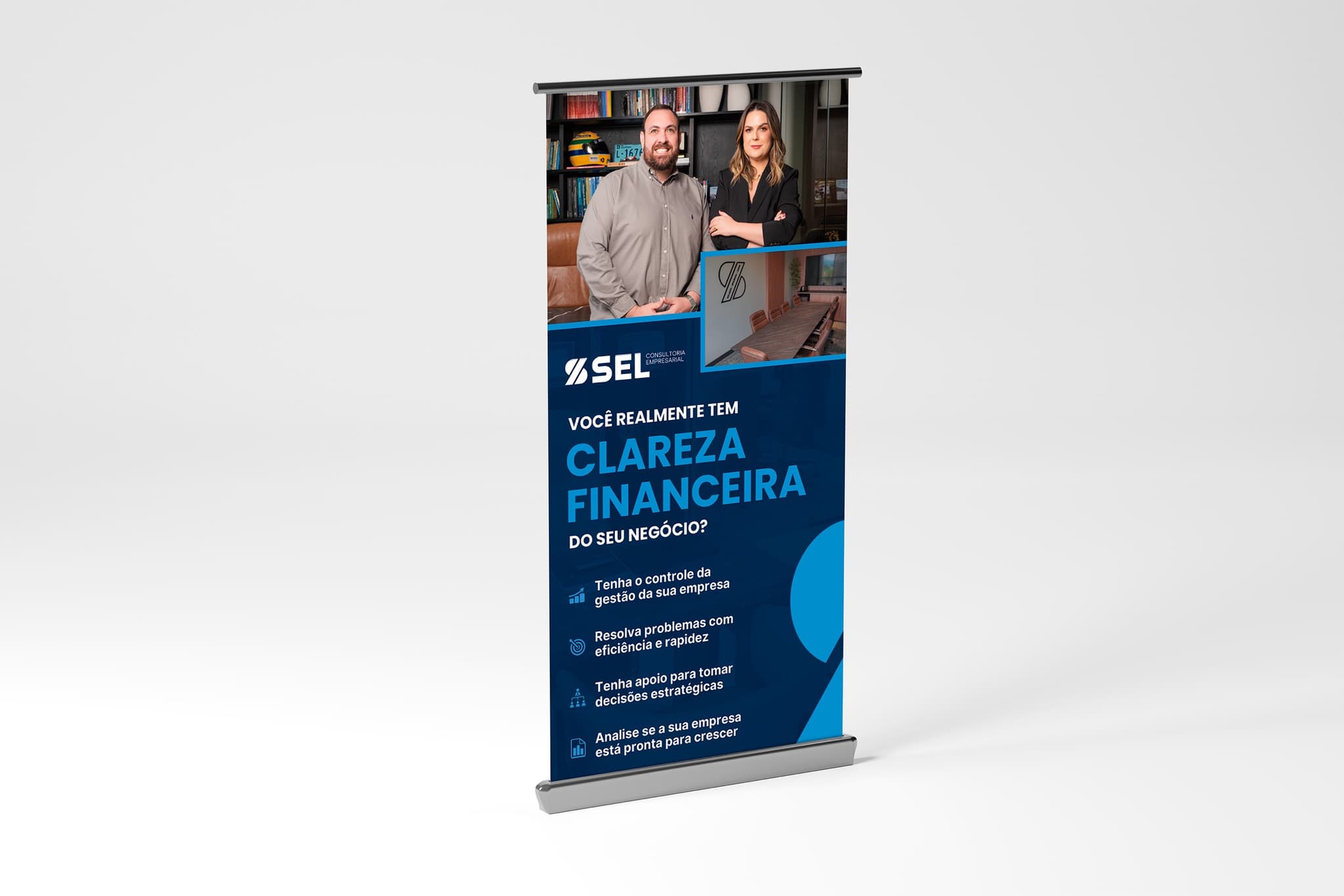 Banner rollup interno da SEL Consultoria